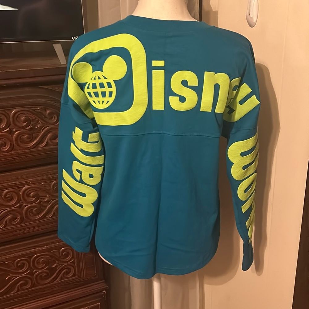 NWT Disney Long Sleeve Teal Shirt, boys size XL. Purchased in 2022.